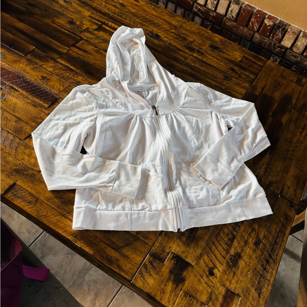 Danskin Classic White Hoodie